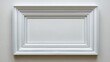 © Alif - White rectangular picture frame on wall