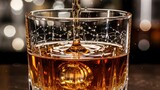 Whiskey pouring