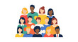 © Subrim - Diverse Group of People Illustration for Community and Inclusion Concepts