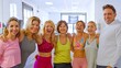 © Iván Moreno - Diverse group of friends training together feeling happy after workout