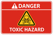 © Rifat - Danger toxic hazard warning sign with skull and crossbones symbol
