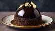 © Igor - Decadent Chocolate Dessert with Gold Leaf Garnish