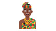 © Ummu MMM - Man in Traditional African Attire Vector Illustration, Cultural Celebration Graphic, Diverse Heritage Design, Ethnic Celebration Icon