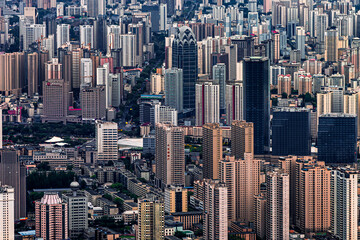  Morning view of Xining City, Qinghai Province, China