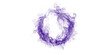 © Official Design - Glowing purple smoke ring circle magic portal energy mist abstract dark background ethereal flame looping motion graphic