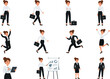 © Itz Mehedi's World - business, woman, professional, avatar, character, vector, management, risk, strategy, data, corporate, leadership, people, diversity, analysis, businesswoman character, flat illustration, professional
