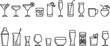 © STM  2.0 - cocktails thin line icons