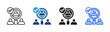 © kang somad - User Analysis icon set multiple style collection