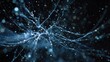 © Anat art - A neural structure floats in dark space showing realistic light scattering and intricate connections that represent advanced technology.