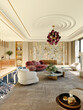 © murattellioglu - 3d render modern living room interior