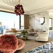 © murattellioglu - 3d render modern living room interior