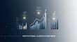 © Huzaim - Professional financial services presentation visual featuring high level data graphics and strategic business concepts for institutional clients and partners. no human,no face,