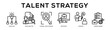 © shelineline - Talent Strategy web banner illustration concept