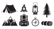 © Sakib - Camping icons for adventure and outdoor activities