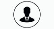 © Muttaqin - Professional Silhouette Icon representing a Businessperson or User Account, perfect for Corporate Websites and Digital Profiles