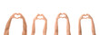 © Pixel-Shot - Many hands making heart gesture on white background