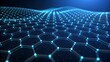 © Subir Biswas - Futuristic AI neural network hexagon data web glowing blue digital connection technology background