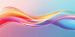 © Hena Akter - An abstract colorful wave background featuring a flow of bright pink and blue lines creates a dynamic motion pattern with light curves for a modern vector art wallpaper design template