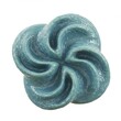 © Quantumaniac - Abstract Blue Spiral Shape with Intricate Patterns and Smooth Surface Texture Design