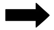 © Moddy - An arrow symbol pointing towards the right, it represent direction, progress or next step.