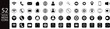 © aziz - Contact us icon set, Web icon set. website, location, vector. and social media icons set. Contact, mail, phone, web, home, address icon collection. VectorWeb icons , call, location, globe,