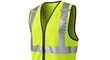© Nahid - High visibility safety vest with reflective strips on front isolated on transparent background