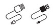 © Lohan - USB cable icon vector illustration designs pack. EPS10