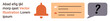© robu_s - Notifications, alerts, communication, messaging, information, inquiries. Orange bell, information panel with text and speech bubble with a question mark. Notifications and communication concept