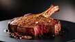 © JohnDesignHub - A beautifully cooked steak showcasing savory spices and tenderness.