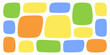 © Shobuj - Abstract arrangement of colorful overlapping rounded rectangular shapes
