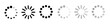 © NaRa - ​Set of loading progress bar icons with circular dotted and dashed buffering symbols for web interface and mobile applications