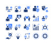 © Jefri - Work Balance Icon Collection,  featuring Work Life Balance, Reflection, Learning, Mindset, Journey, Balance, Progress.