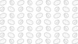 © Zayyan  - Korokke Seamless Pattern. Japanese Croquette Illustration. Handdrawn Fried Snack. Repeating Streetfood Background. Decorative Food Packaging Design.