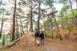 © avtk - father and son dayhiking in the forest