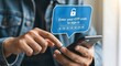 © Rajiv - Enter otp code on mobile phone for secure login authentication and verification process online safety