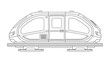 © Hasib - Futuristic Personal Rapid Transit Car: Sleek personal rapid transit car design showcasing modern transportation innovation.