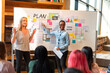 © Rawpixel.com - Collaborative team presentation strategy.