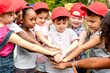 © Rawpixel.com - Diverse children teamwork unity outdoors.