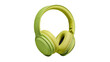 © Radovan - Isolated green headphones for listening to music or podcast in comfort or at home alone