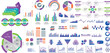 © Haider - Business Infographic Elements and Data Charts Large Analytics Vector Set