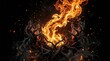 © DS13 - Dark fantasy ritual scene showing twisted root hands summoning a blazing magical flame surrounded by sparks and embers.