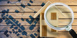 © Francesco Scatena - SEARCHING FOR BUILDING LOT FOR CONSTRUCTION, searching for sale, purchase, rent or investment or searching for assess to buy - Concept with magnifying glass over an home model and cadastral map
