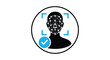© Sajjocks - Simple vector graphic illustration representing successful biometric facial recognition authentication confirming identity security access through modern digital technology.