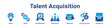 © RanuKumbolo.lab - Talent Acquisition Icon Banner blue color