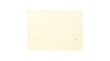 © Aura Graphics - Rough paper texture isolated PNG, natural off-white cardstock with deckle edges for graphic design and creative projects