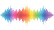 © mat - Colorful Sound Wave Audio Spectrum Visualization