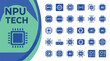 © Hamza - Neural processing unit chip icons represent advanced technology concepts.