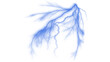 © background ghost  - blue lightning strike overlay