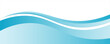 © Ariel - Blue and white business wave banner background. vector