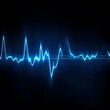 © Puja - neon line minimalist blue high resolution picture